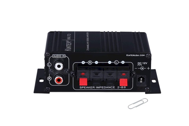 Kinter MA170 12V 2 Channel Mini Digital Audio Power Amplifier for Car or Mp3 Without Power Supply - Image 2