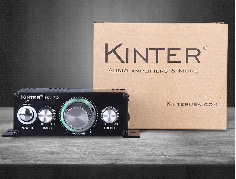 Kinter MA170 12V 2 Channel Mini Digital Audio Power Amplifier for Car or Mp3 Without Power Supply - Image 5