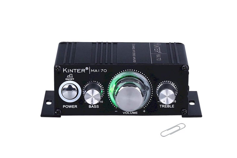 Kinter MA170 12V 2 Channel Mini Digital Audio Power Amplifier for Car or Mp3 Without Power Supply - Image 1