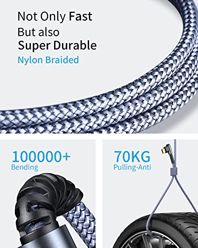 MRGLAS Car CarPlay USB C Cable 3.2A, USB to USB C Cable [2-Pack,6.6FT], for iPhone 17 Charger, Type C Charger Fast Charging for iPhone 17/16 Pro Max, Samsung Galaxy S25 Ultra S24 S23 S22 S21, Note 20 - Image 5