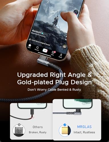 MRGLAS Car CarPlay USB C Cable 3.2A, USB to USB C Cable [2-Pack,6.6FT], for iPhone 17 Charger, Type C Charger Fast Charging for iPhone 17/16 Pro Max, Samsung Galaxy S25 Ultra S24 S23 S22 S21, Note 20 - Image 3