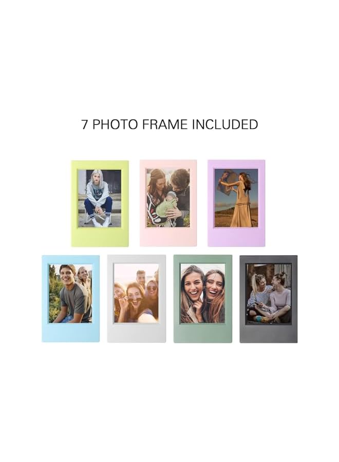 The Bros 7pcs Creative Photo Frame, Mini Photo Frame Table, Instax Mini Photo Frame, Vertical Polaroid Photo Frame, Suitable For Polaroid And Instax Mini Evo/12/11/9/8/7, Film Photo Frame Set - Image 5