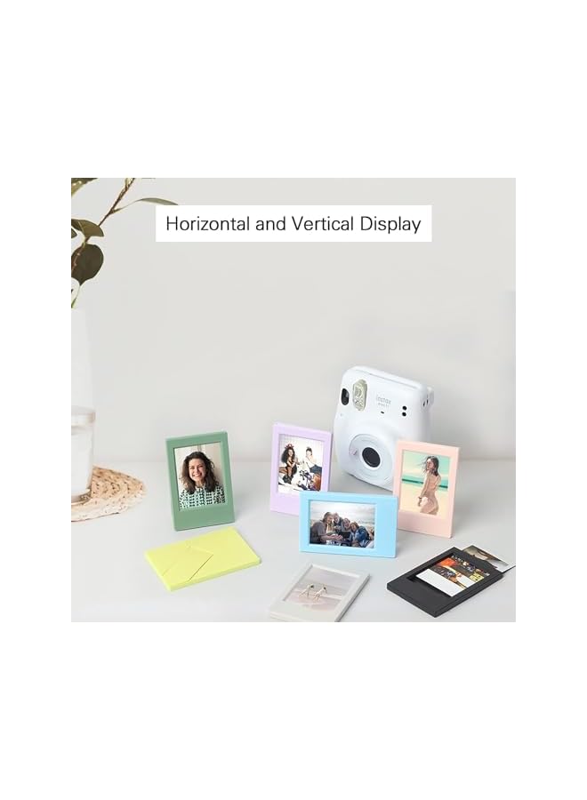 The Bros 7pcs Creative Photo Frame, Mini Photo Frame Table, Instax Mini Photo Frame, Vertical Polaroid Photo Frame, Suitable For Polaroid And Instax Mini Evo/12/11/9/8/7, Film Photo Frame Set - Image 4
