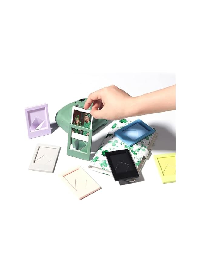 The Bros 7pcs Creative Photo Frame, Mini Photo Frame Table, Instax Mini Photo Frame, Vertical Polaroid Photo Frame, Suitable For Polaroid And Instax Mini Evo/12/11/9/8/7, Film Photo Frame Set - Image 2