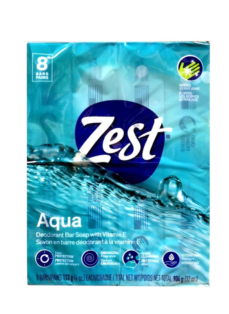 Zest Aqua Bar Soap - 4 Ounce, 8 bars/pack - Pack of 2 - pzsku/ZFB0E2C1229889D7CCA68Z/45/1741161027/2f8e7e7f-aa9f-4888-b483-784f7ff9fbc8