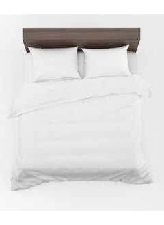 Home-Tex Design 3-Pieces Hometex Design King Size Duvet Cover Set - Optical White - KING (Duvet Cover 240x200 cm + 2 Pillow Cover 50x75 cm)  - Image 5