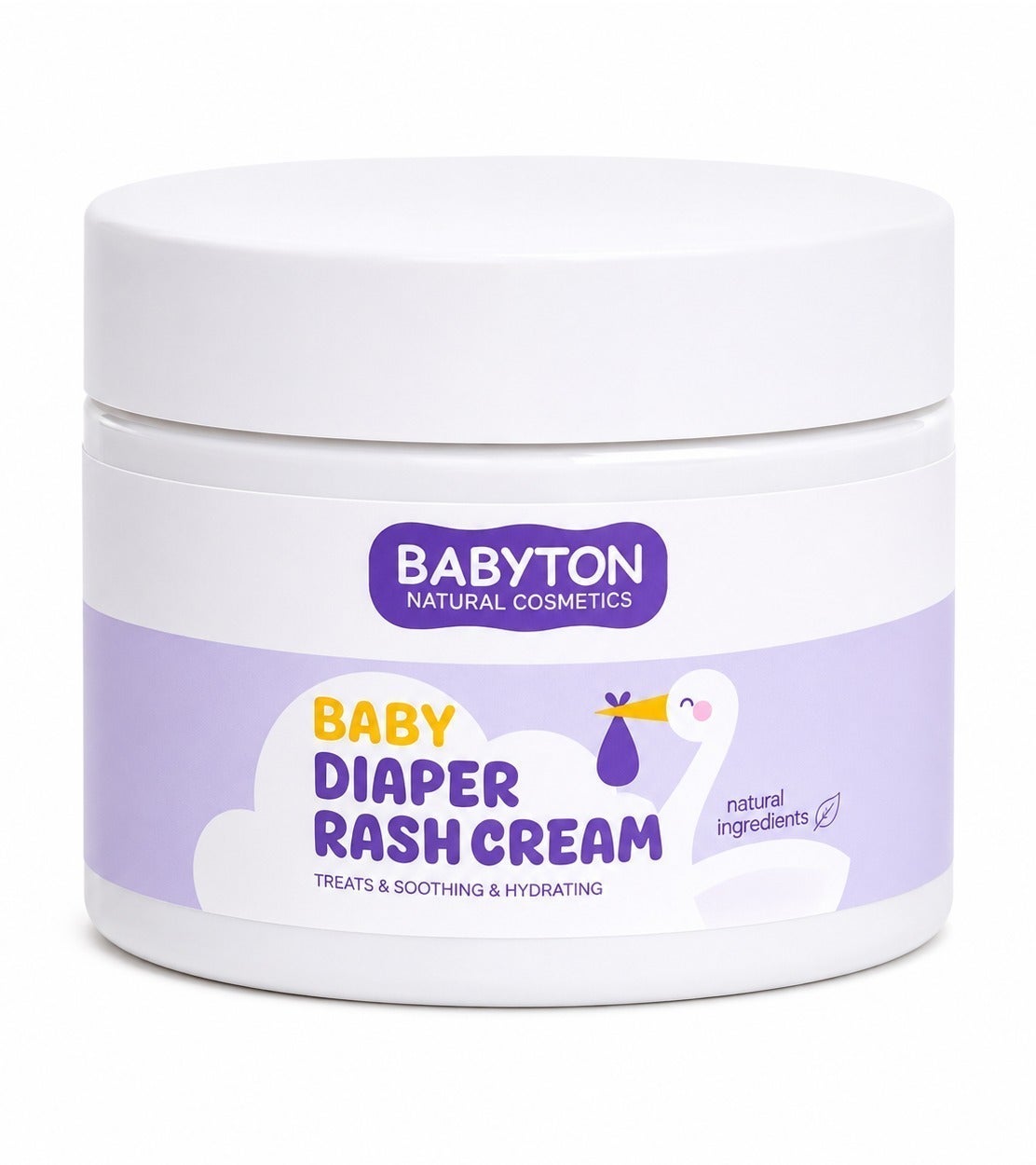 Babyton Baby Care Series Diaper Rash Cream – Soothing, Hydrating & Protective | With Pro-Vitamin B5, Shea Butter & Essential Oils | 50 ml