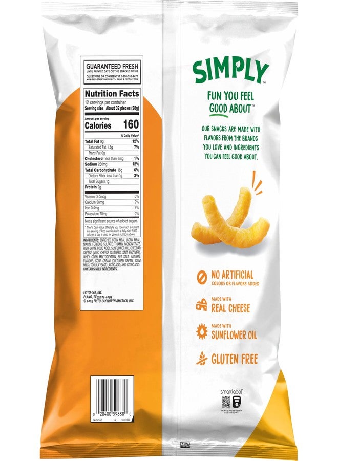 Simply Cheetos Puffs, White Cheddar, 12oz Party Size Bag - Image 2