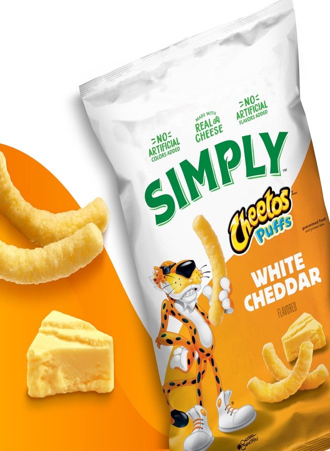 Simply Cheetos Puffs, White Cheddar, 12oz Party Size Bag - Image 3