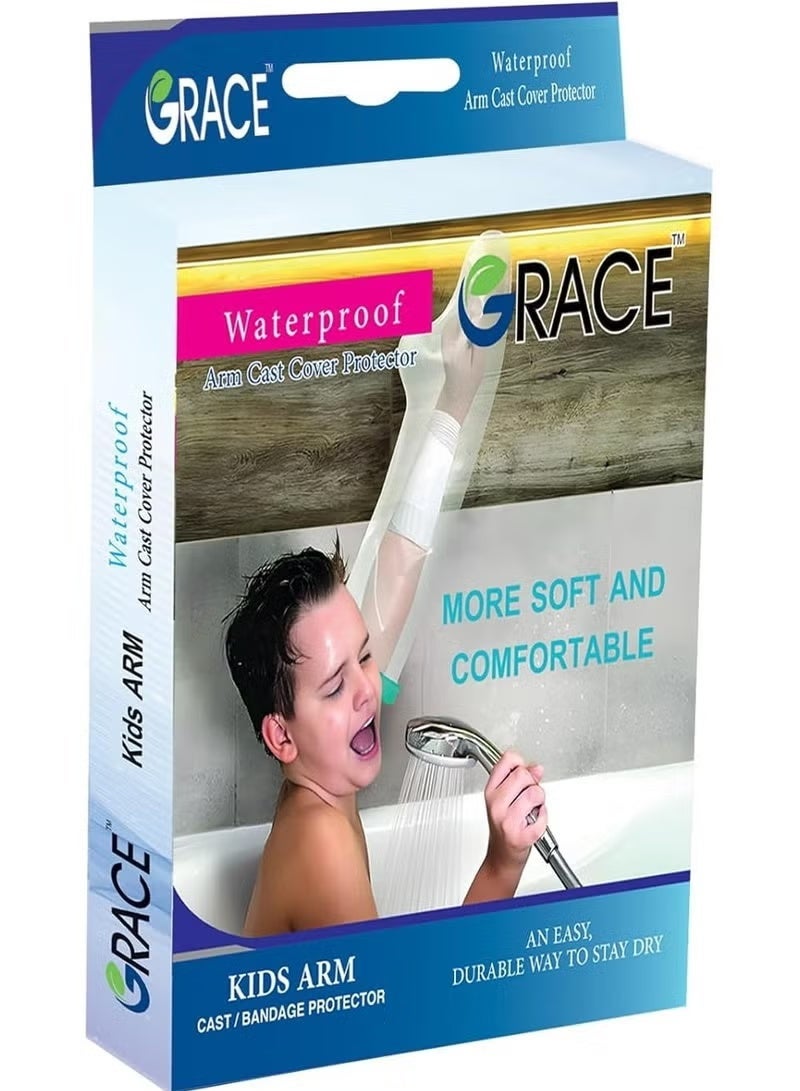 Grace Waterproof Arm Cast Cover Bandage Protector For Kids - Image 1