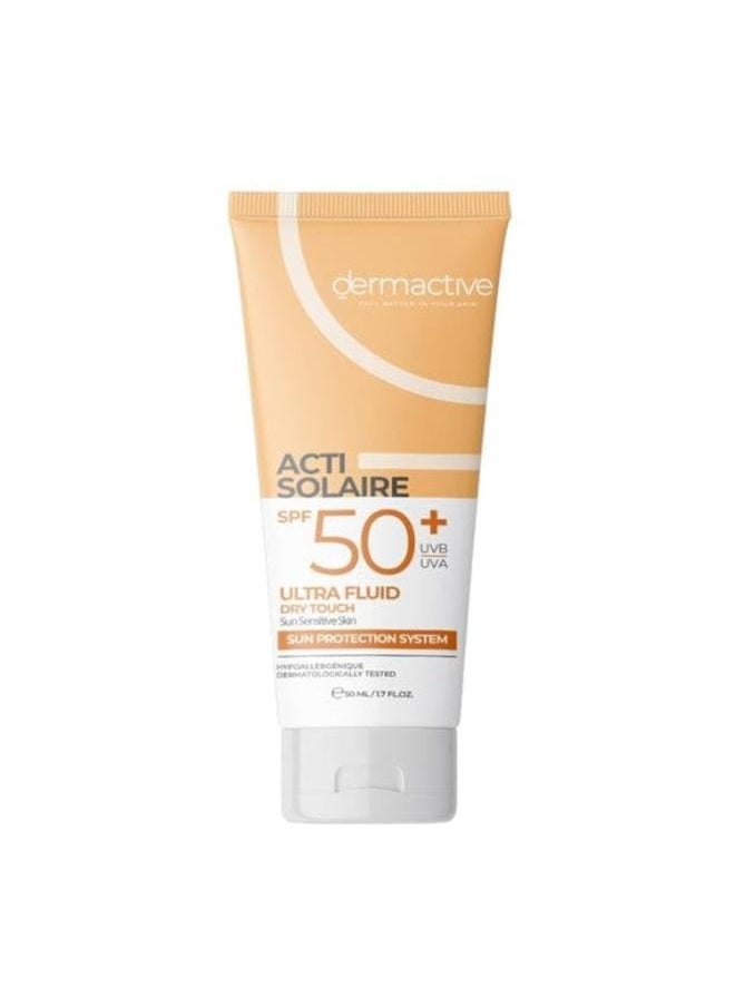 Dermactive - DERMACTIVE ACTI SOLAIRE SPF50 ULTRA FLUID 50M - Image 1