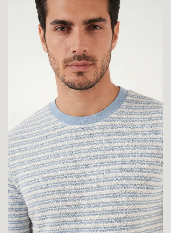 Buratti  Buratti Cotton Regular Fit Crew Neck T-Shirt Men's T-SHIRT 5904027 for Men | Best Price UAE