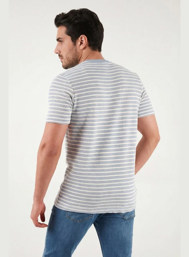 Buratti  Buratti Cotton Regular Fit Crew Neck T-Shirt Men's T-SHIRT 5904027 for Men | Best Price UAE