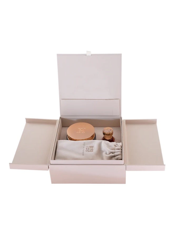 Taif Al Emarat Oud Occasion Box – Mother's Day Gift Set with Oud Chips, Oud Oil, Tasbih & Bracelet - Image 2