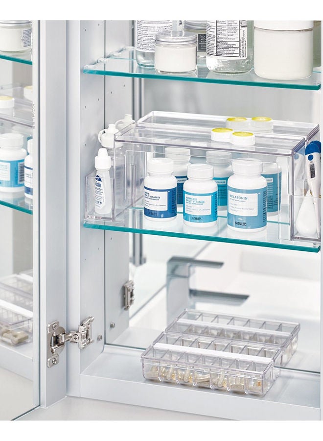 The Home Edit Pill Organizer With Labels 3.75 X 6.5 X 1.5 Inch Clear - Image 2