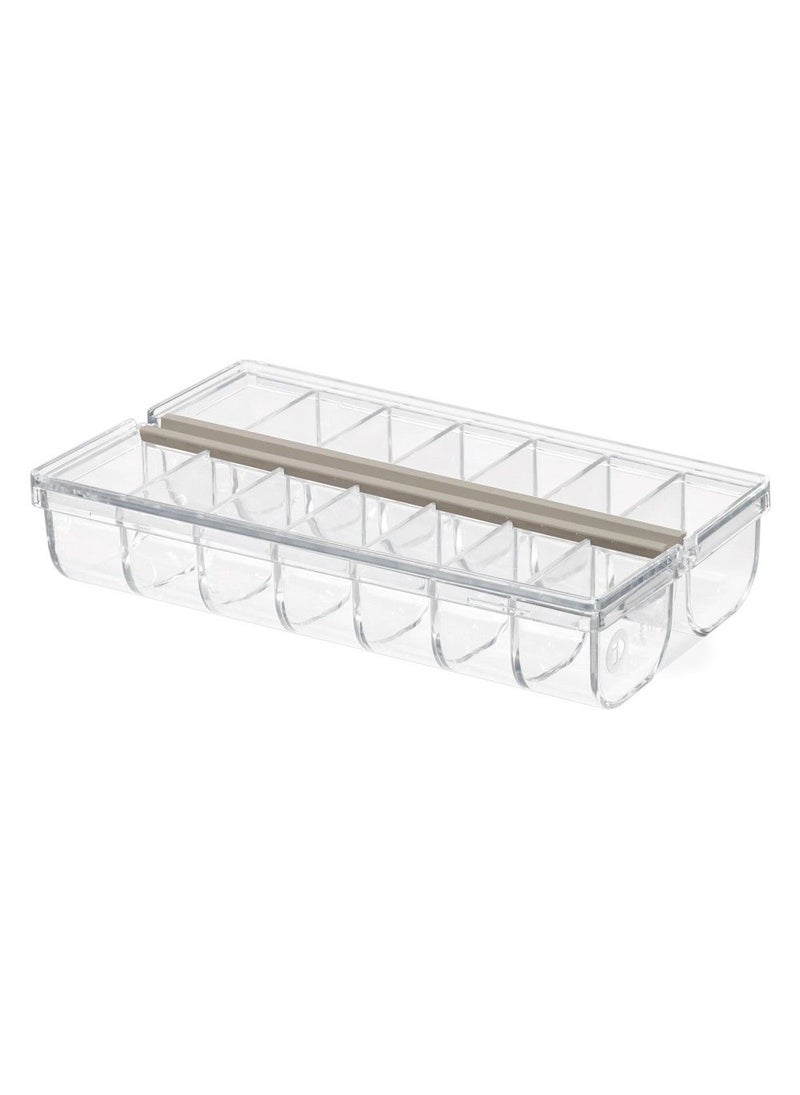 The Home Edit Pill Organizer With Labels 3.75 X 6.5 X 1.5 Inch Clear - Image 1