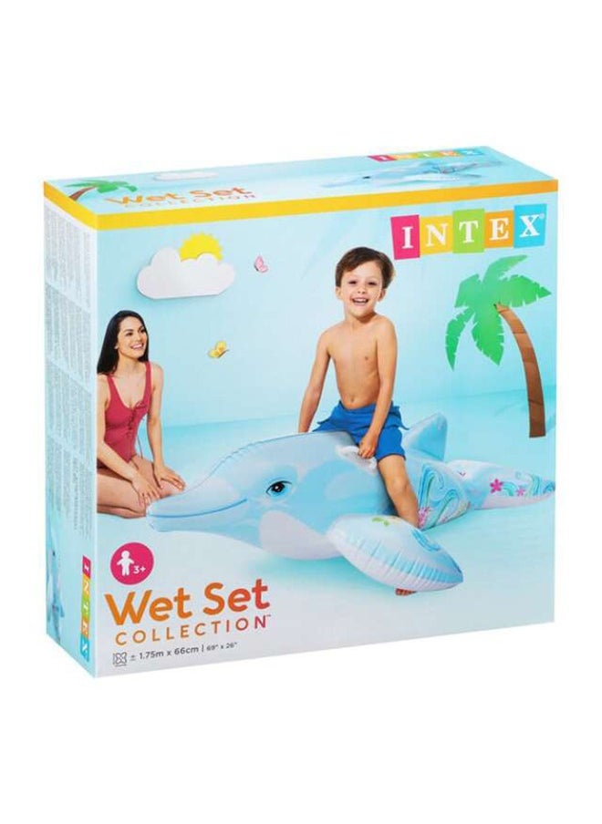 INTEX - Ride-On Dolphin Inflatable Swimming Toy-Assorted - Image 1