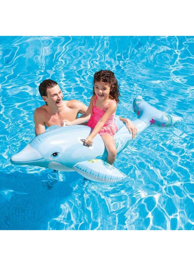 INTEX - Ride-On Dolphin Inflatable Swimming Toy-Assorted - Image 1
