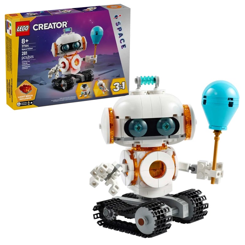 LEGO - Creator 3 in 1 Space Robot 281 Pieces - 31164 - Image 2