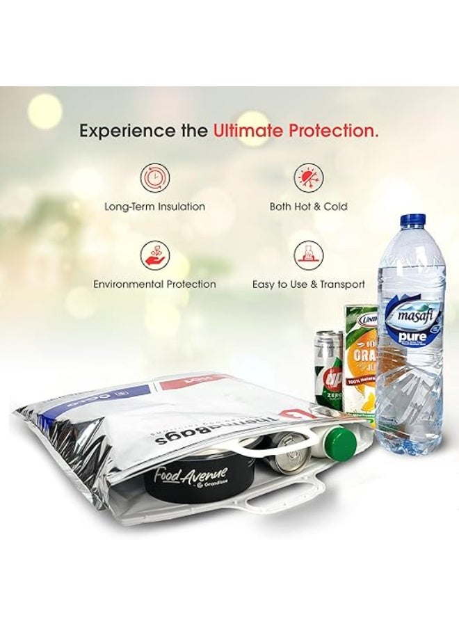 ThermaBags Thermal Bag Reusable Insulated Hot Cold Grocery Use - Image 2