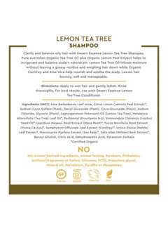 Lemon Tea Tree Shampoo - 8 Fl Ounce - Removes Excess Oil - Revitalizes Scalp - Strengthens & Protects Hair - Maca Root Extract - Soft, Smooth & More Manageable - pzsku/ZFB0EBE54AC524F35F16BZ/45/_/1734183198/00f8f79a-caac-49ef-8356-062a06d8030d