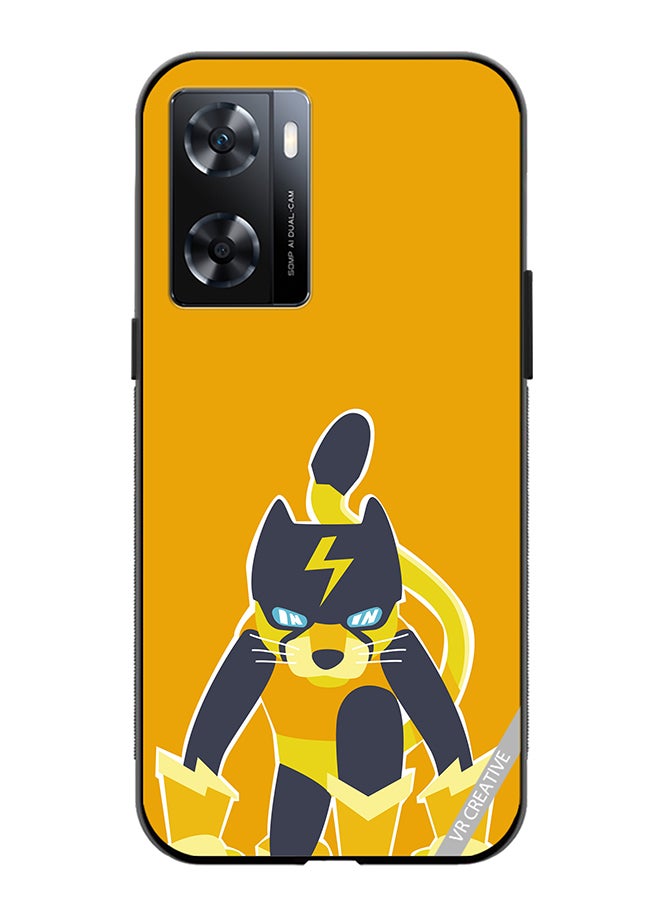 VR CREATIVE Protective Case Cover For Oppo A57/A77s Super Cat Design Multicolour - Image 1