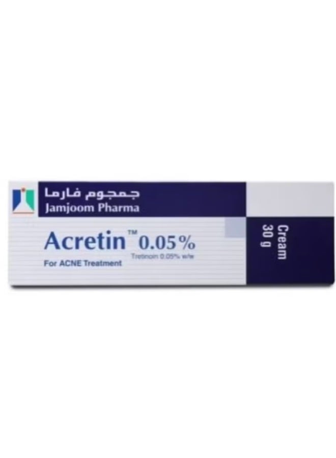 أكريتين Acretin 0.05% For Acne Treatment Cream 30 g - Image 1