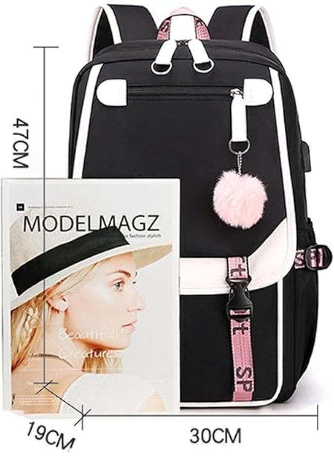 أصدقاء متألقة كاواي كورومي أنيمي حقيبة الظهر مع مساحة تخزين كبيرة جدا أحزمة مريحة، 17 بوصة السفر المشي لمسافات طويلة حقائب النهار حقيبة الظهر - Image 5