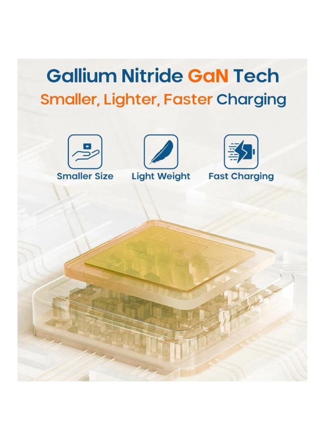 TYCOM Power Strip Surge Protector with USB and Type C 30W Extension Cord Flat Plug with Widely 4 AC Outlet and 2 USB 2 Type C Desktop Station Cube Shape. - Image 5