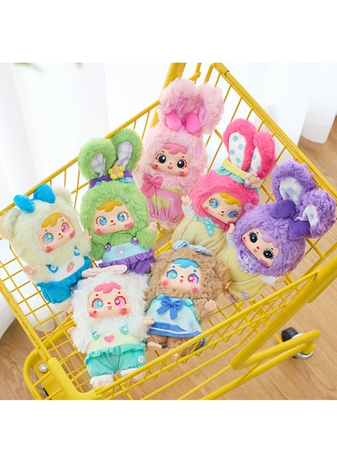 Three Small Wool 400 Body Second Generation Bear Rabbit Happy Picnic Plush Blind Box Cute Tide Play Plush Blind Box Batch-Color:The Happy Picnic With Three Little Hairy Bears (please Take 6 Pictures Of The Whole Box)