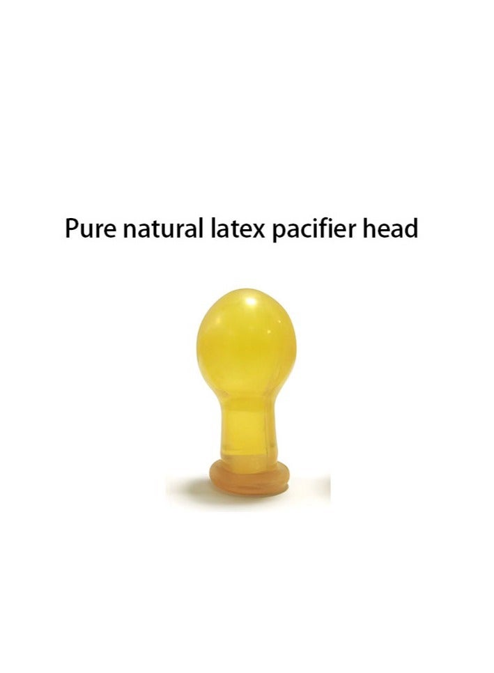 2 Pieces Portable Natural Latex Pacifier,Baby 0-12 Months - Image 4