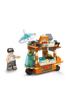Y&D 164-Piece Mini Street Food Stall Building Block Toy 