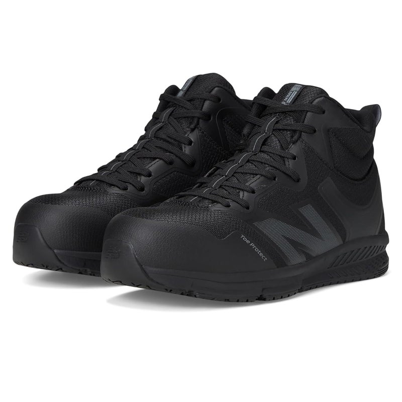 New Balance Evolve ESD Safety Shoes for Women Non Slip Composite Toe Static Dissipative Electrical Hazard Black