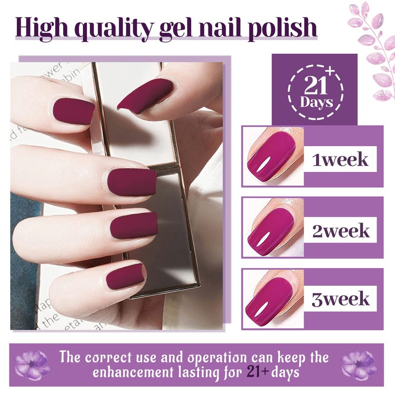 JODSONE 32+4 Pcs Gel Nail Polish Kit Soak Off Gel Polish Set Glitter Gel Nail Kit Nail Art Salon DIY at Home Manicure Kit - Image 5