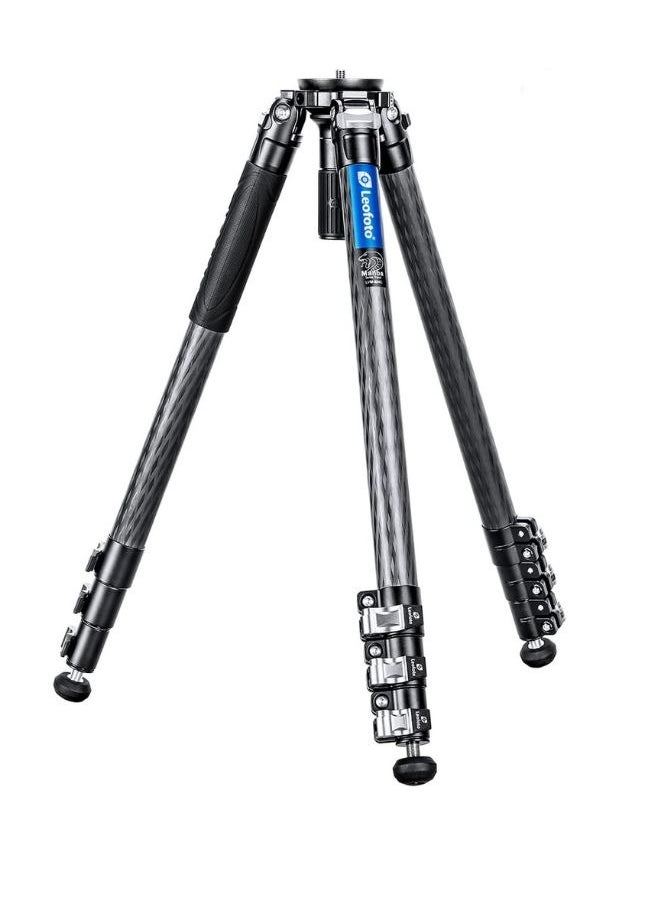 Leofoto Leofoto LVM-324C 3 Section Carbon Fiber Tripod Integrated 75mm Bowl with 75mm Leveling Base Manba LVM Series Video Tripod System  - Image 1