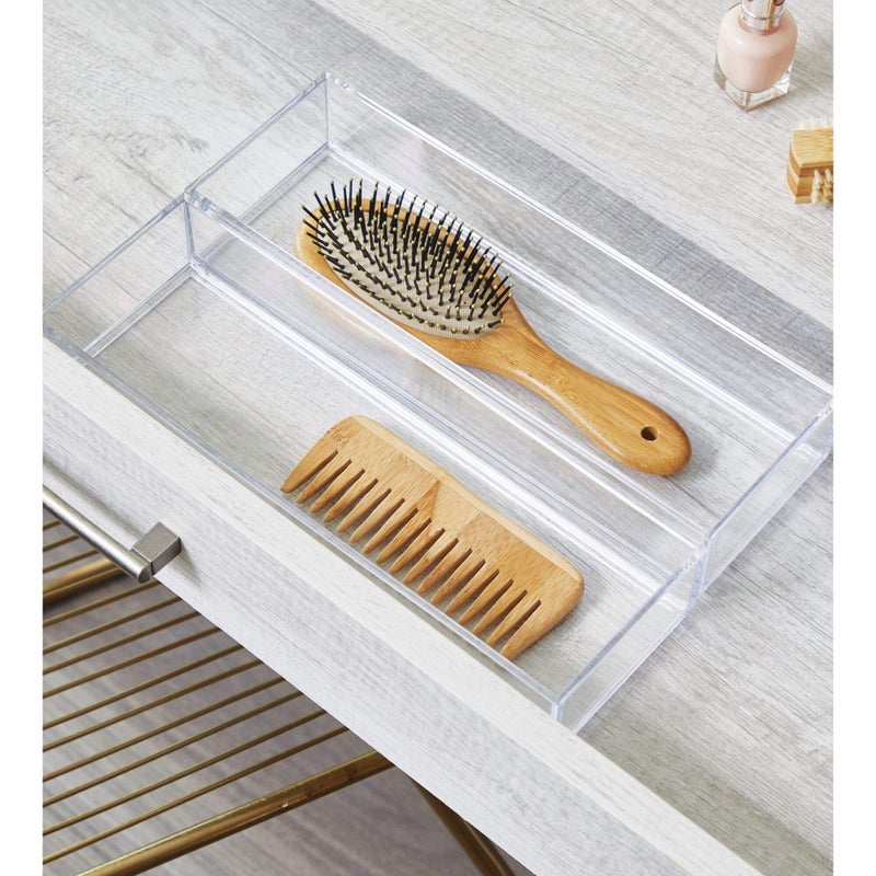 InterDesign Idesign Clarity Drawer  Kitchen And Bathroom Organization Silverware  Spatulas  Gadgets  Large-Set Of 2 - Image 5
