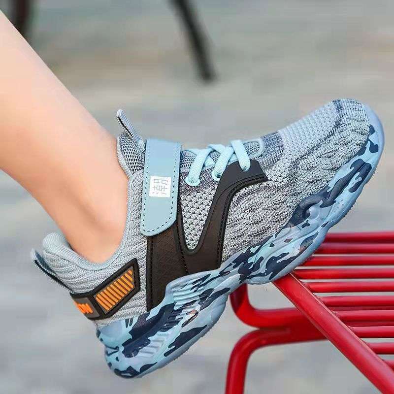 Children'S Shoes, Boys' Sports Shoes, Spring And Autum New Styles, Medium And Large Kidsren'S Boys' Mesh Breathable Primary School Students' Casual Shoes - Image 4