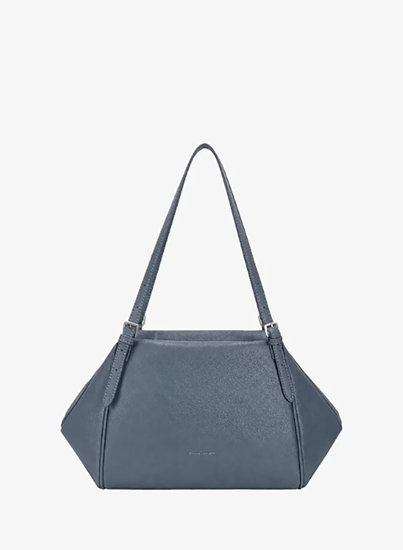David Jones trapzoid design Shoulder bag from paris CM7751 | eceryday, work and meeting shoulder bag with Adjustable strap| Handbag for all women made from faux leather