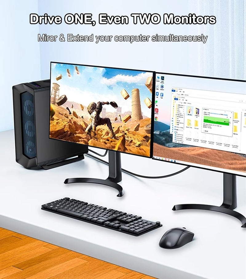 DisplayPort to VGA Cable 6FT, DP to VGA Adapter, 1080P@60Hz Video Cable from Laptop/PC (DP) to Monitor/Projector (VGA), Not Bidirectional, Not Compatible with HDMI or USB - Image 4