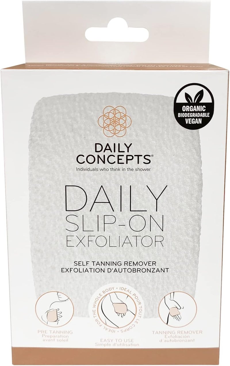 Daily Concepts USA, Slip-On Exfoliator, Self-tanning remover, exfoliating, D'Autobronzant, For Dry or wet skin - Image 1