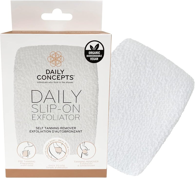 Daily Concepts USA, Slip-On Exfoliator, Self-tanning remover, exfoliating, D'Autobronzant, For Dry or wet skin - Image 2