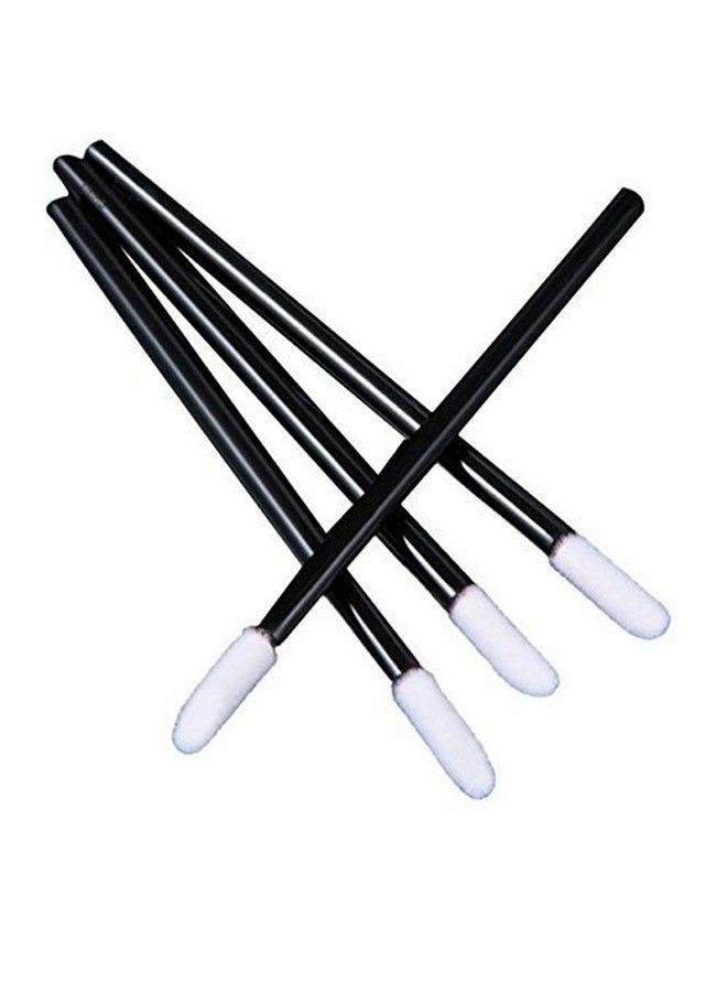 Nesa Disposable Makeup Brush Set (Lip And Gloss Brush Wands Lipstick Applicators 50 Pcs) Black - Image 1