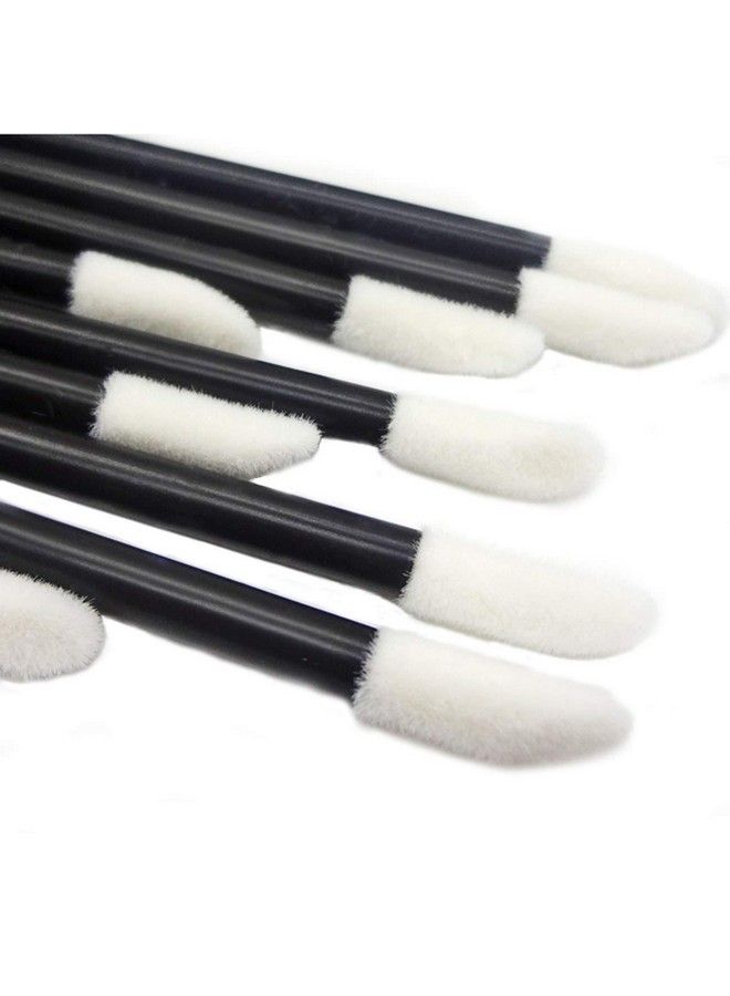 Nesa Disposable Makeup Brush Set (Lip And Gloss Brush Wands Lipstick Applicators 50 Pcs) Black - Image 3