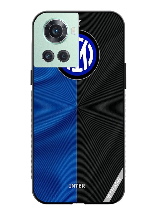 VR CREATIVE Protective Case Cover For OnePlus 10R Inter Milan Logo Design Multicolour - Image 1