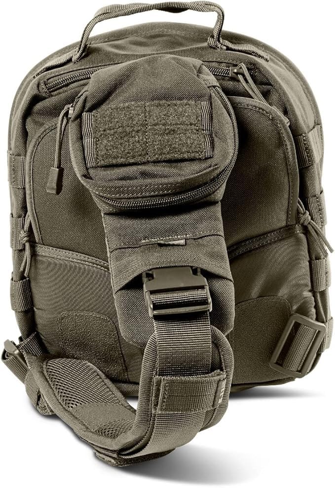 5.11 Tactical Sling Bag Pack MOAB 6, Shoulder Crossbody Military Bag, 11L, Ranger Green, Style 56963ABR - Image 3