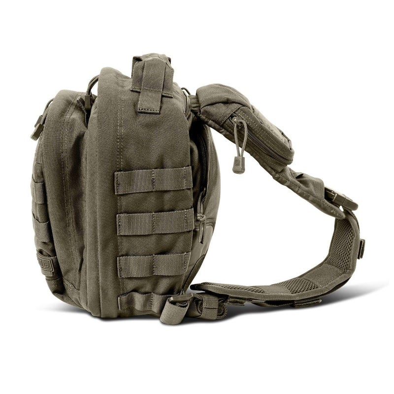 5.11 Tactical Sling Bag Pack MOAB 6, Shoulder Crossbody Military Bag, 11L, Ranger Green, Style 56963ABR - Image 4