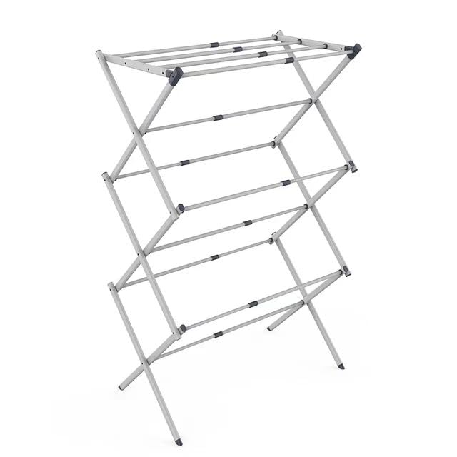 Rainbow Drywell Metal Compact Telescopic And Collapsible, Truly Portable, Foldable & Extendable Cloth Drying/Clothes Stand/Cloth Dryer/Laundry Racks - Image 1