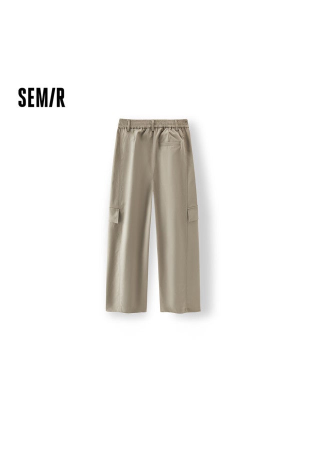 Semir Casual Women's Cargo Pants Autumn Semi-elastic Waist Loose Curved Blade Pants 101525127010 - Image 1