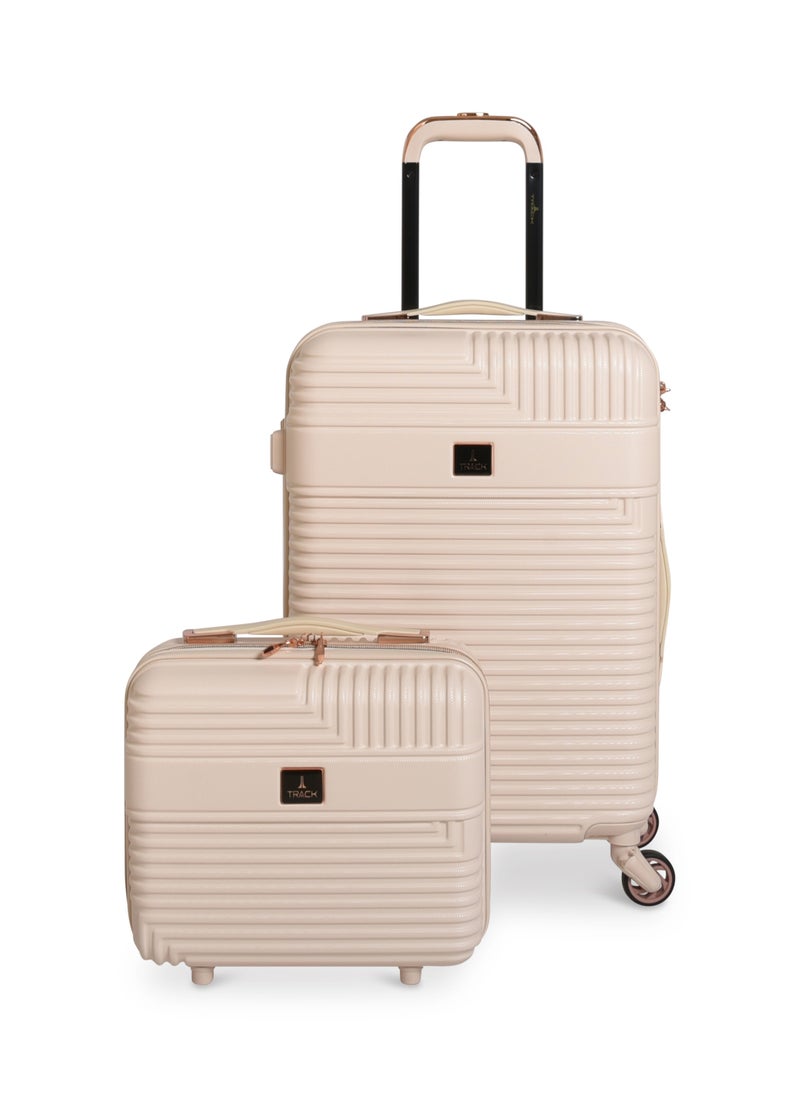 Track Travel Bag ABS Hard Luggage Set 2Pcs 14/20 Inch Trolley From Track HK222-2P  - Image 1