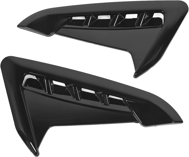 Acouto Iber Mudguard Cover Trim,ABS Material for Enhanced Vehicle Appearance and Im,Carbon Fiber,Vehicle Appearance Upgrade,2018+ Compatible,Mudguard Cover (Bright Black) - Image 3